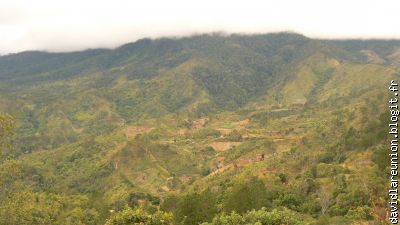 paysage de montagne pres de Dalat